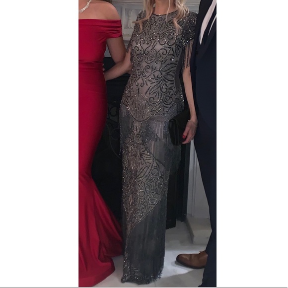 Midnight Blue Custom Dress - Picture 1 of 2